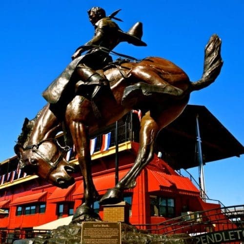 Let 'er Buck Monument - Pendleton, Oregon